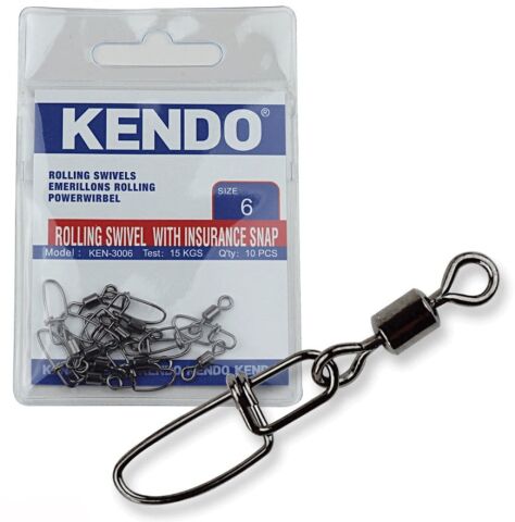 Kendo Rolling Swivel Insurance Snap 10 Adet 6