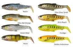 Savage Gear Craft Cannibal Paddletail 6.5 cm 4 gr Sahte Balık Olive Pearl Silver Smolt