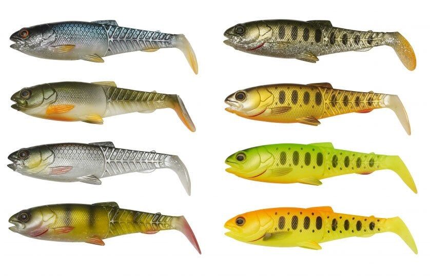 Savage Gear Craft Cannibal Paddletail 12.5 cm 20 gr Sahte Balık Olive Silver Smolt