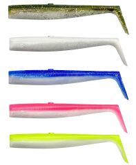 Savage Gear Sandeel V2 Tail 12.5cm 15gr 5-PCS White Pearl Silver
