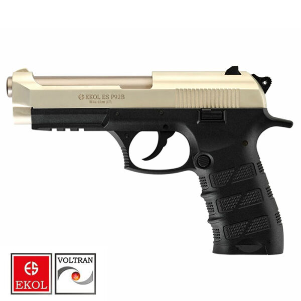 EKOL S P92 B Polimer Havalı Tab. Blowback Ekol - Voltran EKOL S P92 B Polimer Saten Havalı Tab. Blowback