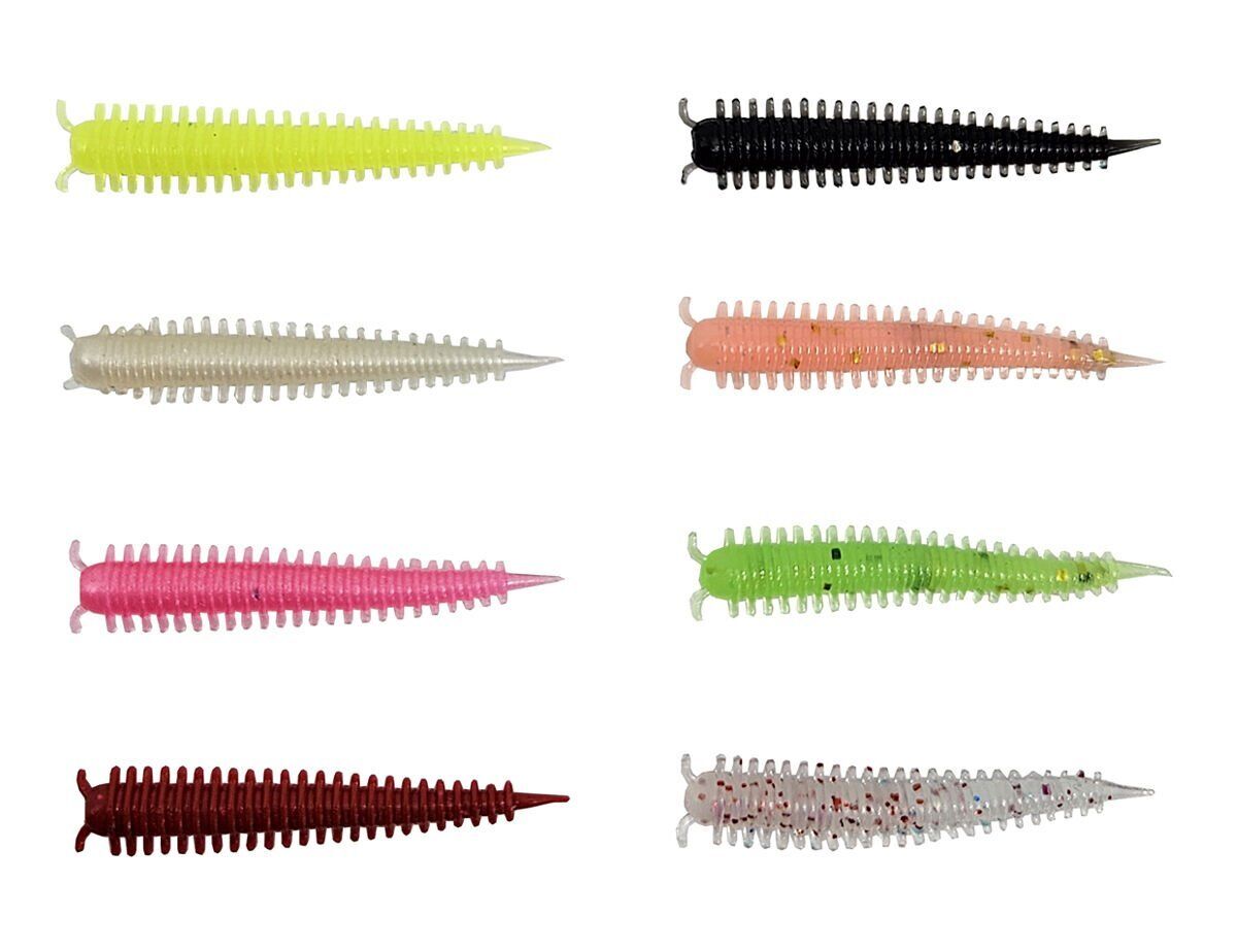 Kendo Zombie Worm Lrf Silikonu 4cm 8 Adet Mix Color
