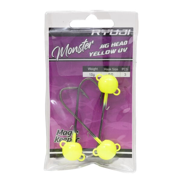 Ryuji Monster Jighead Yellow UV 5/0 30GR