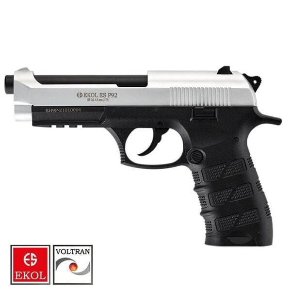 EKOL S P92 Polimer Havalı Tabanca Ekol - Voltran EKOL S P92 Polimer Beyaz Havalı Tabanca