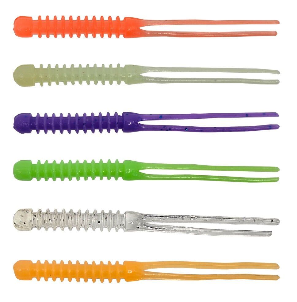 Kendo Killer Worm Lrf Silikonu 5,5cm 12 Adet Silver Glitter