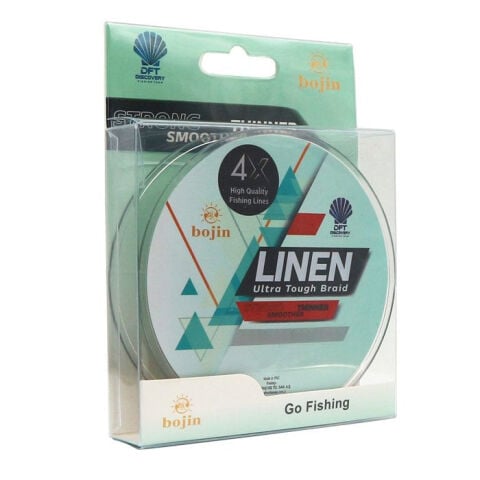 DFT Bojin 4X Linen İp Misina 0.18 mm 300 m Yeşil