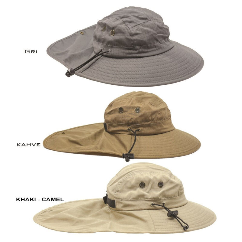 Remixon Safari 3 Renk Şapka KAHVE