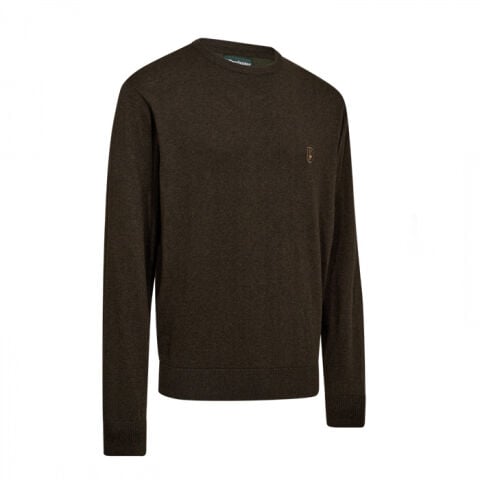 DEERHUNTER Harrington  Kahverengi Yuvarlak Yaka Kazak L