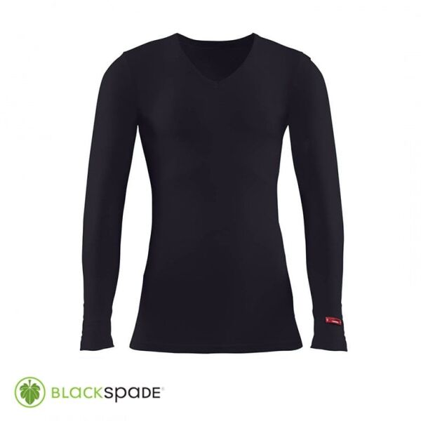 BLACKSPADE Termal Üst İçlik 2. Seviye Siyah - L