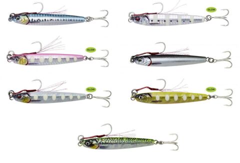 Savage gear 3D Jig Minnow 20 gr 7,5 cm Sahte Balık Bone White Glow