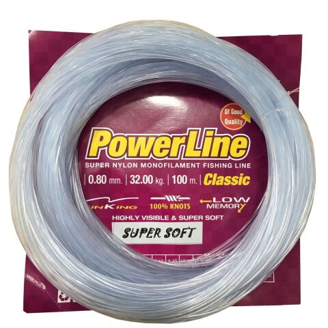 Powerline Soft Mavi 100m Poşet Misina 0,70 mm