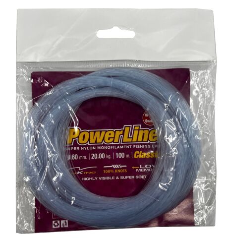 Powerline Soft Mavi 100m Poşet Misina 0,70 mm