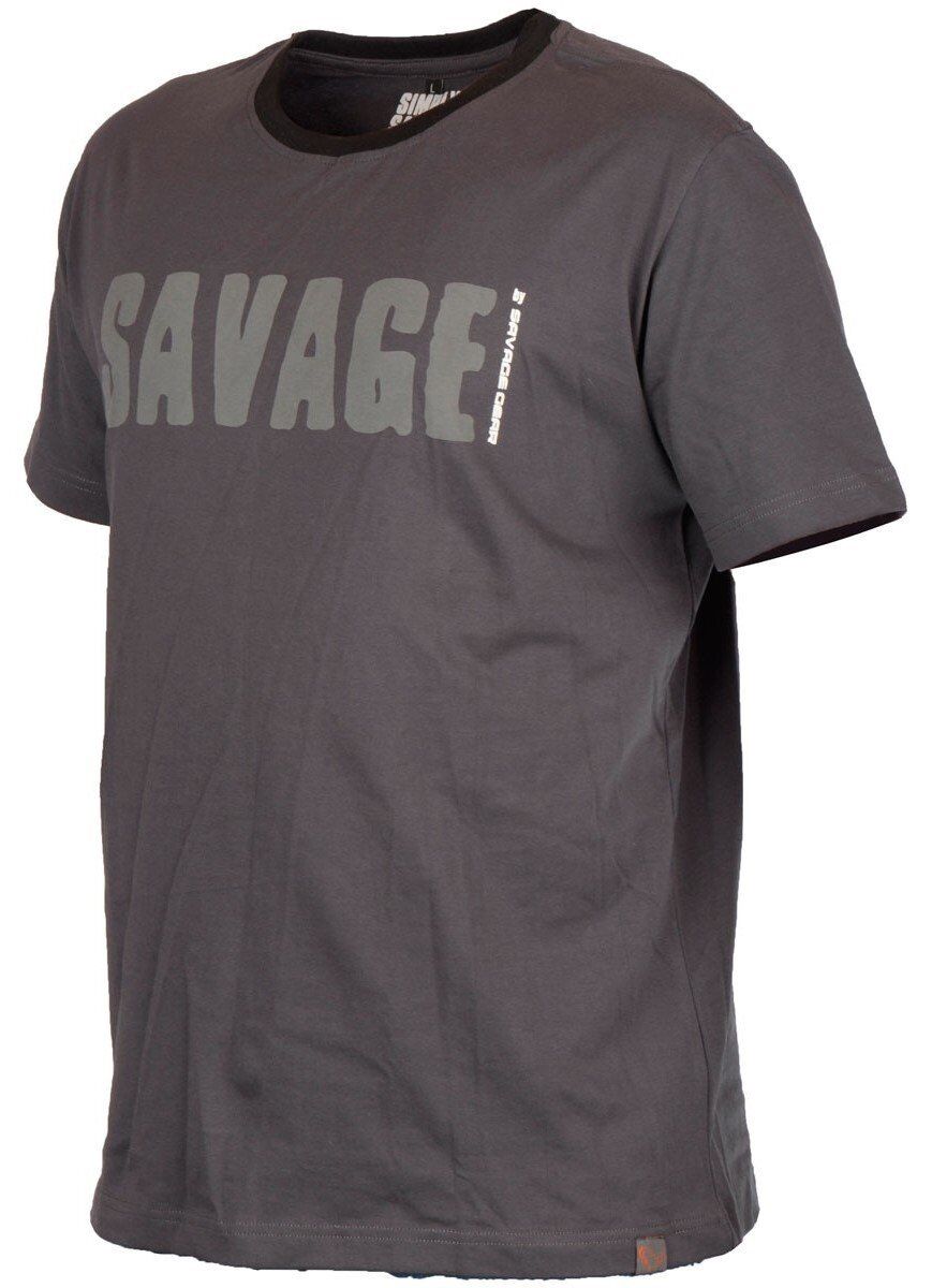 Savage gear Simply Savage Tee Grey T-Shirt M