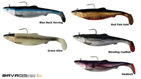 Savage gear 3D Herring Big Shad 25cm 300g 1 Adet Sahte Balık Red Fish Gold