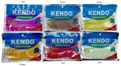 Kendo 10 cm Lrf Silicones Worm (Slim Gövde-Kokulu) 15 adet Yellow