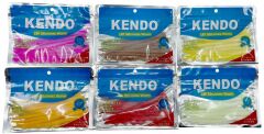 Kendo 10 cm Lrf Silicones Worm (Kokulu) 10 adet Red