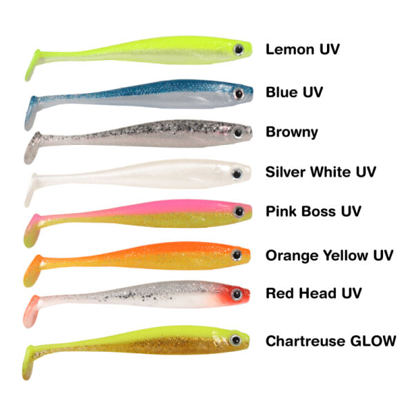 Ryuji Mister Shad 10CM, 7GR BLUE UV