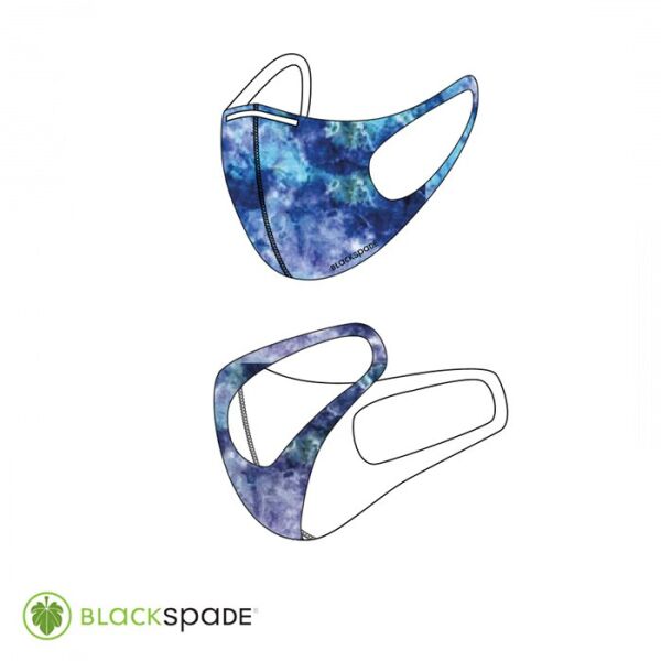 BLACKSPADE Unisex Koruyucu Maske Mermer Desen - 2160.90021MD.L