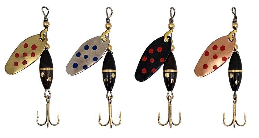 Myran Panter Spinn 3gr Kaşık Svart/Röd