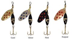 Myran Panter Spinn 5gr Kaşık Svart/Röd