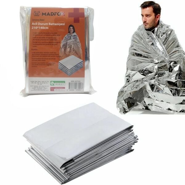 Madfox Emergency Blanket Acil Durum Battaniyesi 210*140cm
