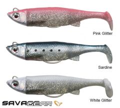 Savage gear 3D TPE Minnow 10cm 23g Sahte Balık White Glitter