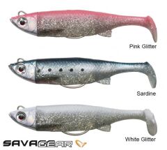 Savage gear 3D TPE Minnow 13cm 42g Sahte Balık White Glitter