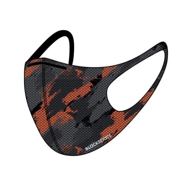 BLACKSPADE Unisex Koruyucu Maske Dağınık Desen - 2160.90021DAD.M