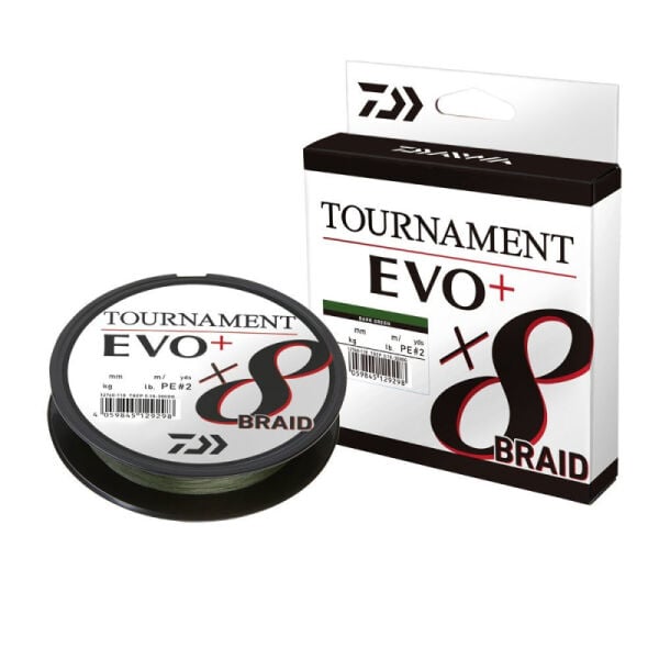 Daiwa Tournament EVO+ 8B Dark Green İp Misina (135m) 0,20