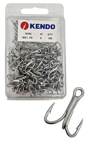 Kendo 9021 PS Faultless Treble 100 Adet 3 lü Çarpma İğnesi 4