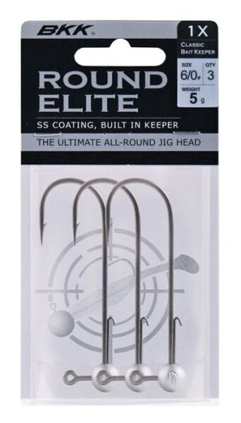 BKK Round Elite-Classic Bait Keeper Jighead 2/0 10gr