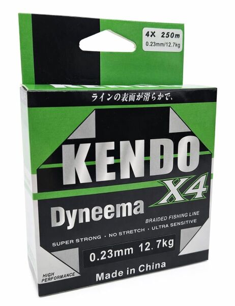 Kendo Dynema 4 Örgü 250Mt (Green) 0,30 mm
