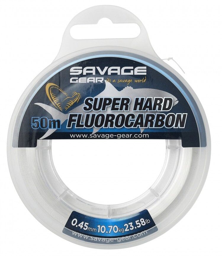 Savage Gear Super Hard Fluorocarbon 50 M Clear 0.45 MM 10.70 KG 23.58 LB