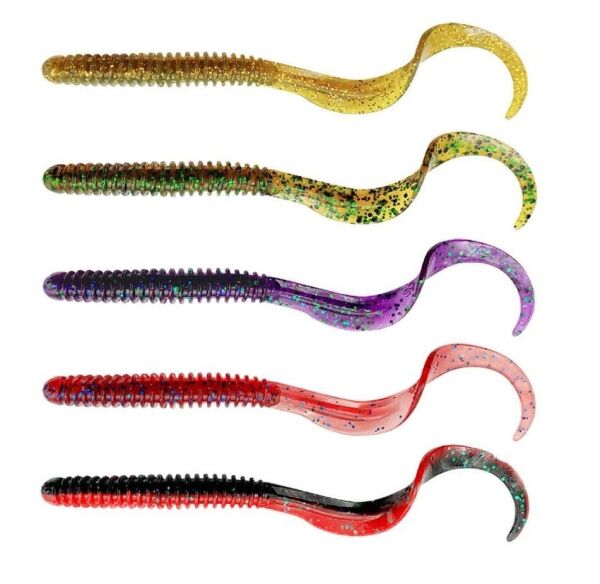 Savage Gear Rib Worm 10.5cm 5gr 10 Adet Sahte Balık Green Pumpkin