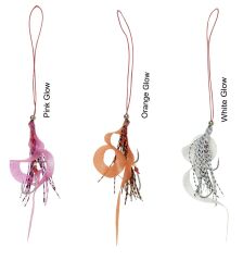 Savage gear Cuttle Eye Skirt M 2 Adet Sahte Balık White Glow