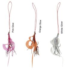 Savage gear Cuttle Eye Skirt L 2 Adet Sahte Balık White Glow