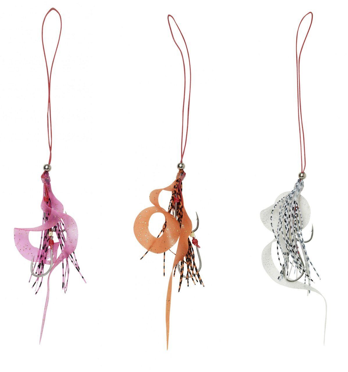 Savage gear Cuttle Eye Skirt L 2 Adet Sahte Balık White Glow