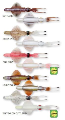 Savage Gear Swim Squid RTF 25cm 160gr Sahte Balık White Glow Cuttlefish