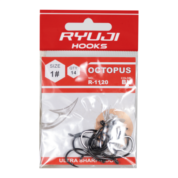 Ryuji Octopus Black Nickel İğne 5/0