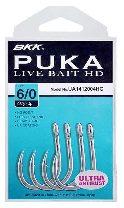 BKK Puka Livebait HD Olta İğnesi 4/0 5 Pcs