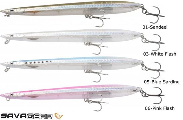 Savage gear Sandeel Surf Walker 180 37g Sahte Balık 06-Pink Flash
