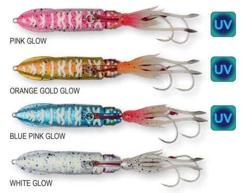 Savage Gear Swimsquid Inchiku 9cm 120gr Sahte Balık White Glow