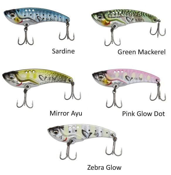 Savage Gear Vib Blade 3.5 cm 4 gr Sahte Balık Zebra Glow