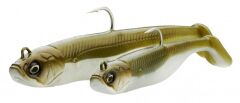 Savage Gear Savage Minnow 10 cm 20 gr 2+1 Blue Pearl Silver