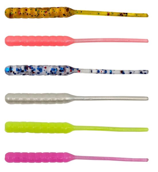 Kendo Arrow Worm Lrf Silikonu 5,5cm 12 Adet Pearl White