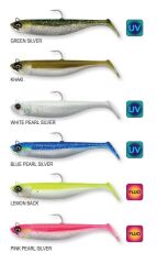 Savage Gear Savage Minnow 10 cm 20 gr 2+1 Blue Pearl Silver