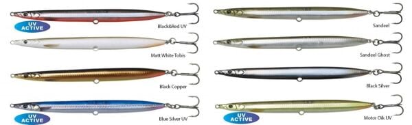 Savage gear Sandeel Pencil 125 mm 19 gr Sahte Balık Blue Silver UV