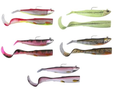 Savage gear Cutbait Herring Kit 20cm 270g Sahte Balık Mama Rosa (Glow+UV)