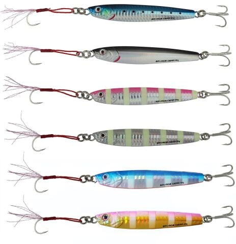 Savage gear 3D Slim Minnow 8gr 5,4 cm Jig Sahte Balık Glow Zebra