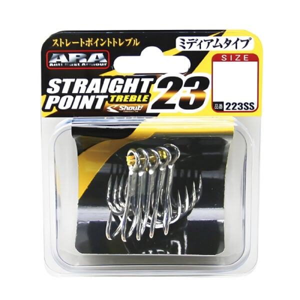 Shout Straight Point 23 Silver Üçlü İğne (6AD) NO4
